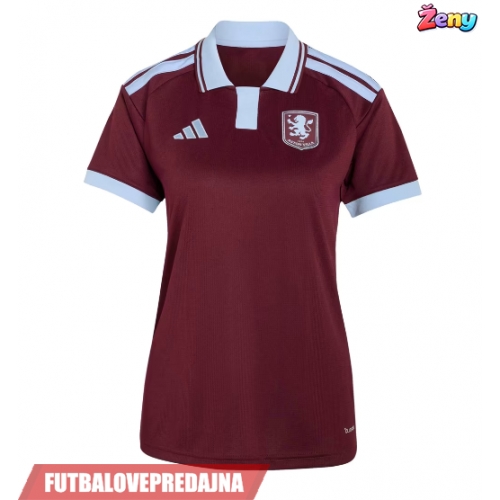 Lacne Ženy Futbalové dres Aston Villa Ibrahim Mbaye #19 2026-27 Krátky Rukáv - Domáci